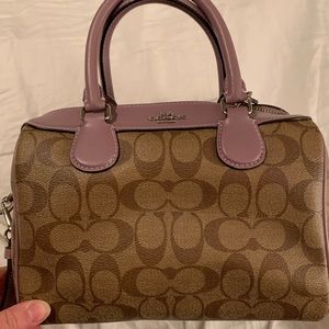 Coach canvas satchel